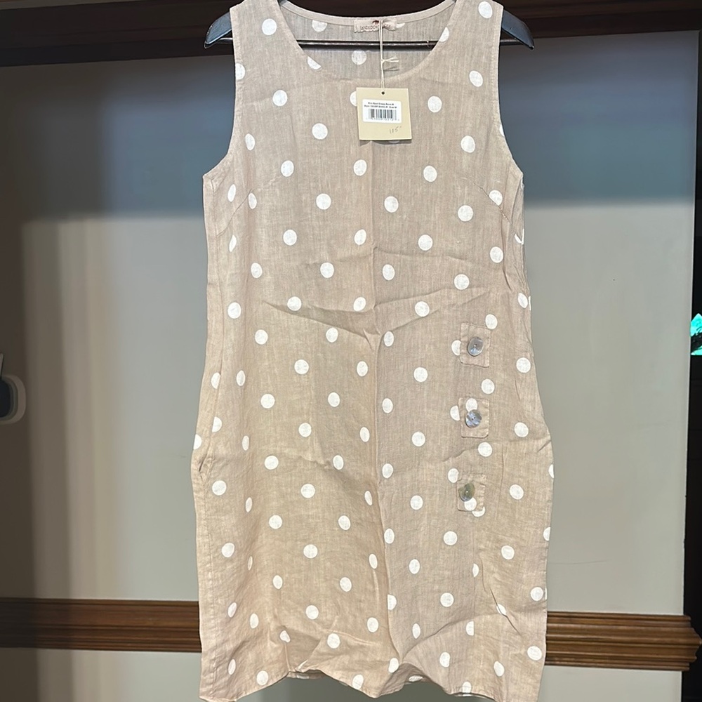 Polka Dot  Lands Downunder Sleeveless Dress